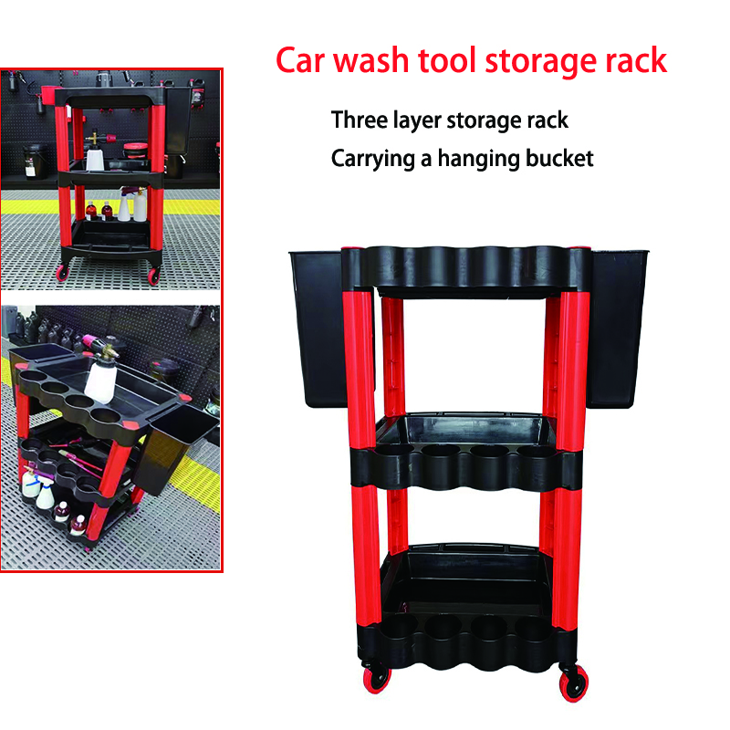 Tools Mechanical Workshop - Auto Repair WashTool Storage Car Three-tier