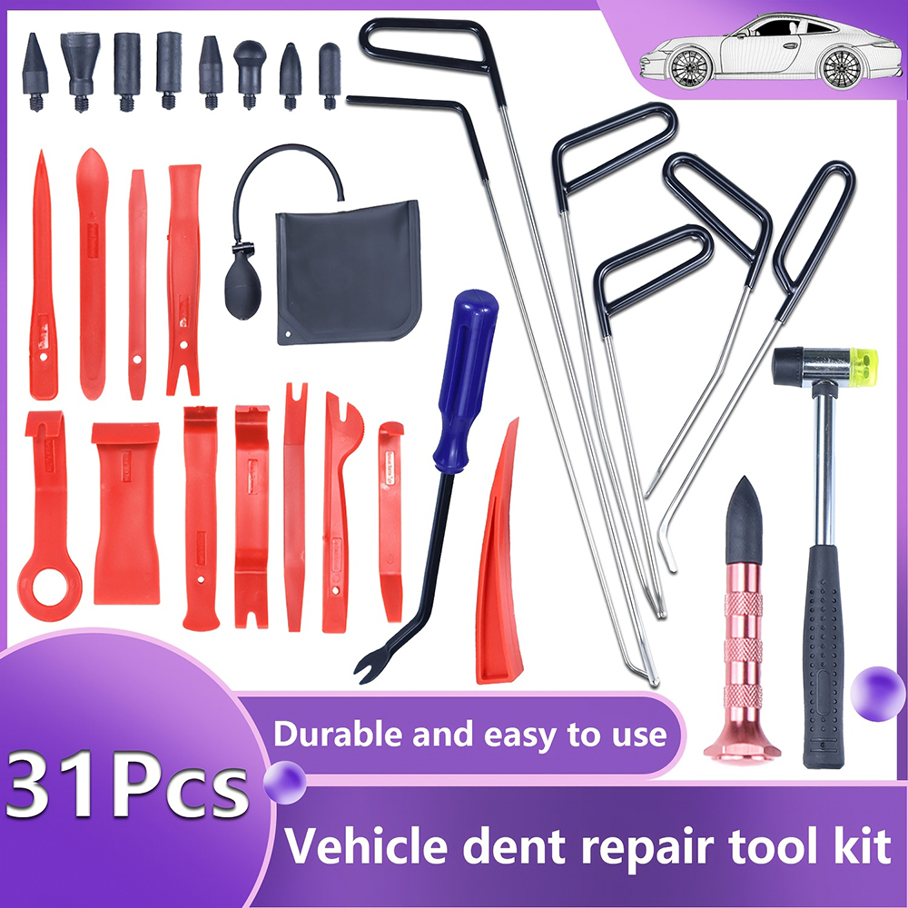 Car Workshop Tools Kit - Universal Auto Rods Paintless Dent Repair