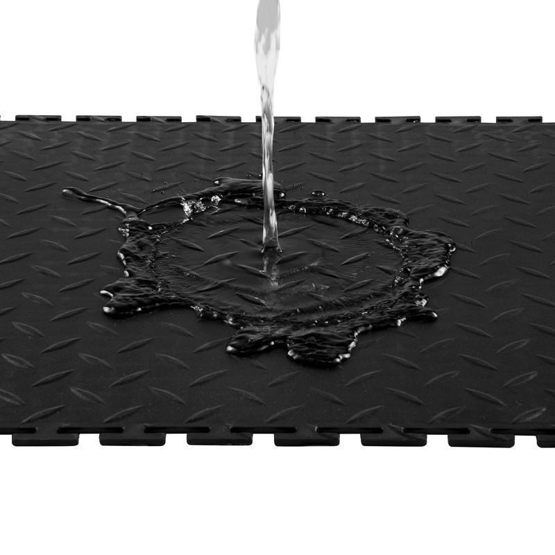 Tools In The Workshop - Garage Floor Tiles Interlocking, 8 Pack
