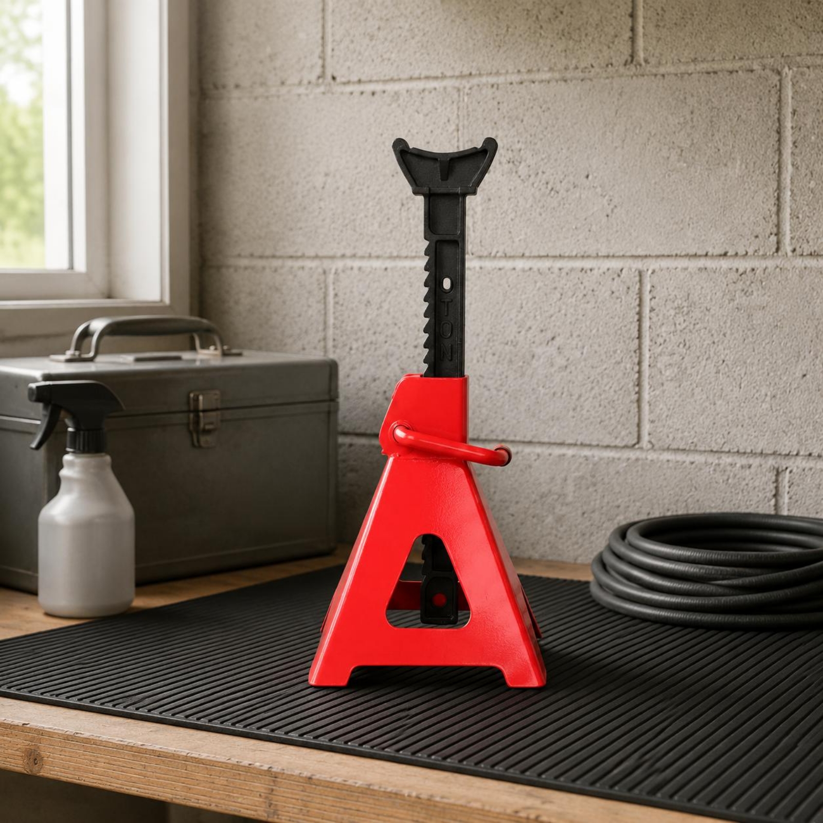 2 Pieces Lift Stands Wide Base - Tools For Garage 评论和价格