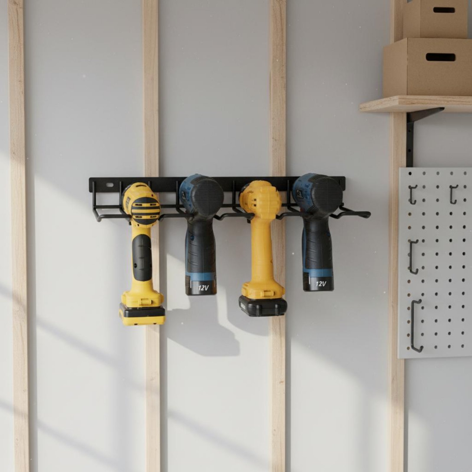 Wall Mount Drill Holder Easy I - Tools In The Workshop 评论和价格
