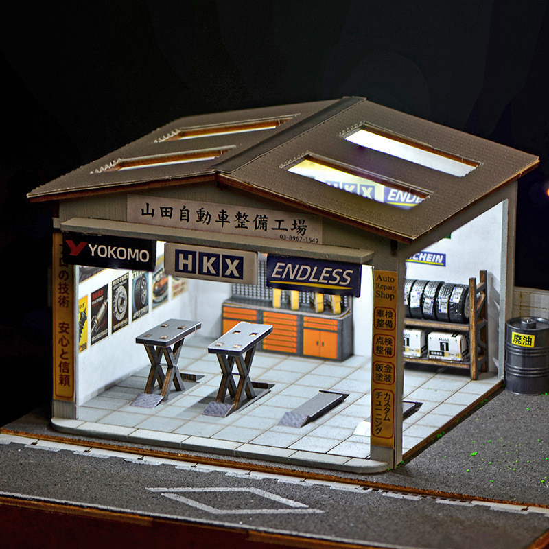 1:64 Scale DIY Auto Repair Sho - Tools For Garage 评论和价格