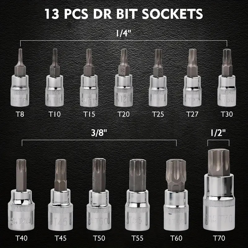 13pcs Torx Key Kit Auto Repair - Car Workshop Tools Kit 评论和价格