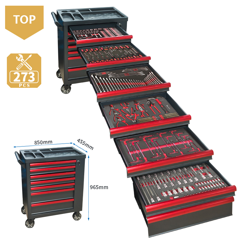 7 Drawer Tool Trolley With 273 - Tools Mechanical Workshop 评论和价格