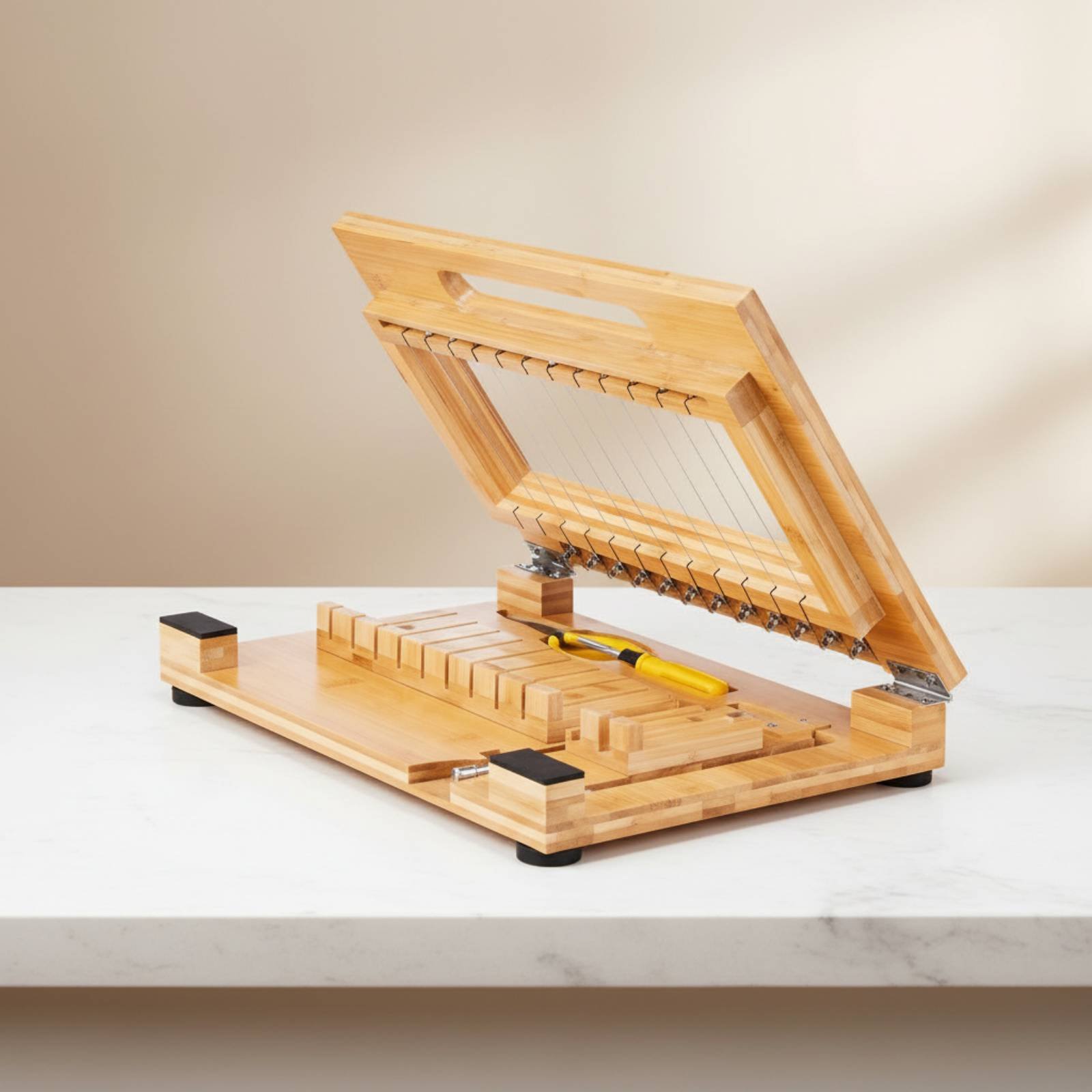 Bamboo Soap Cutter 2-in-1 Desi - Tools In The Workshop 评论和价格