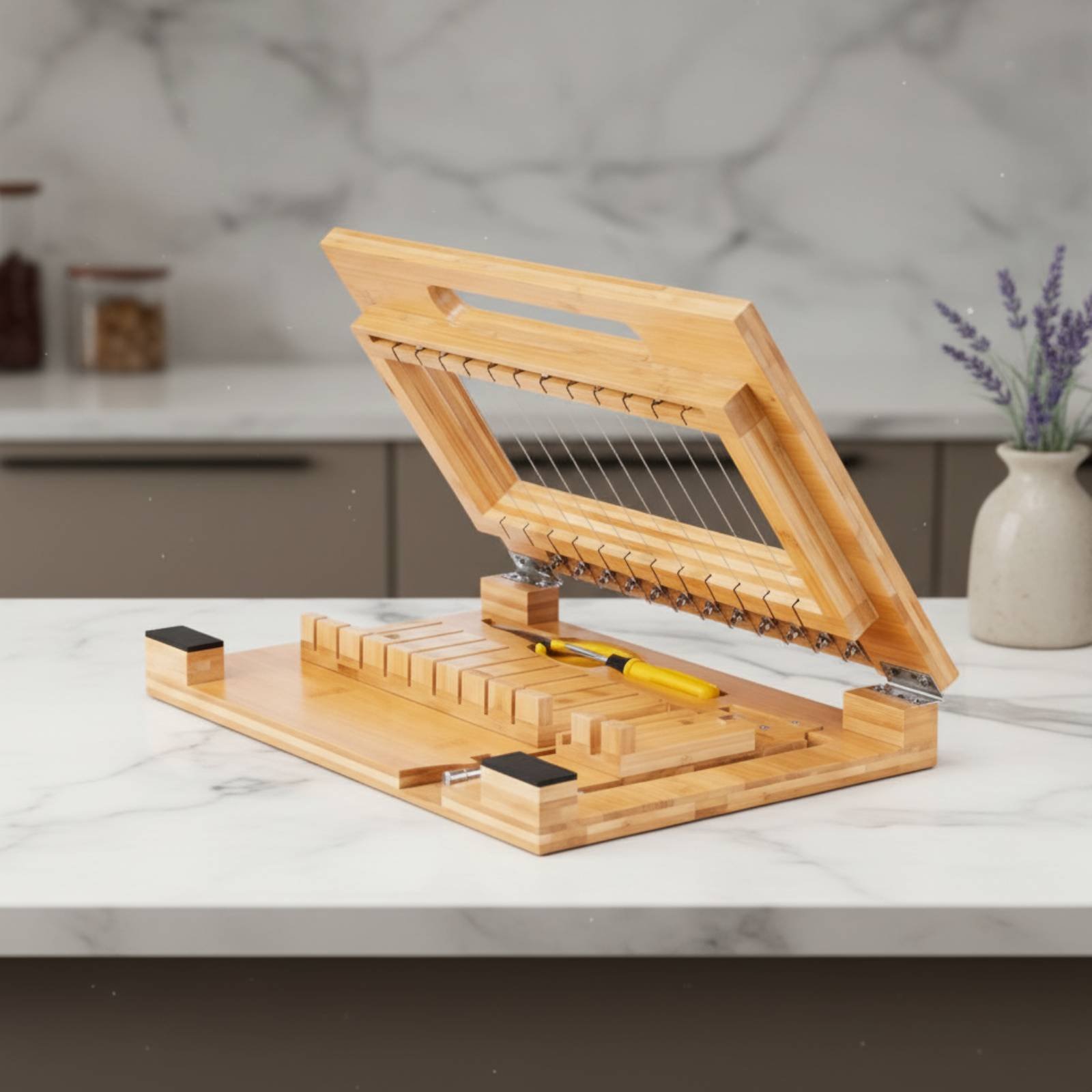 Bamboo Soap Cutter 2-in-1 Desi - Tools In The Workshop 评论和价格