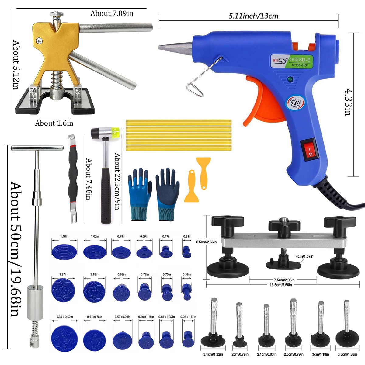 Dent Repair Kit Car Puller Too - Car Workshop Tools Kit 评论和价格