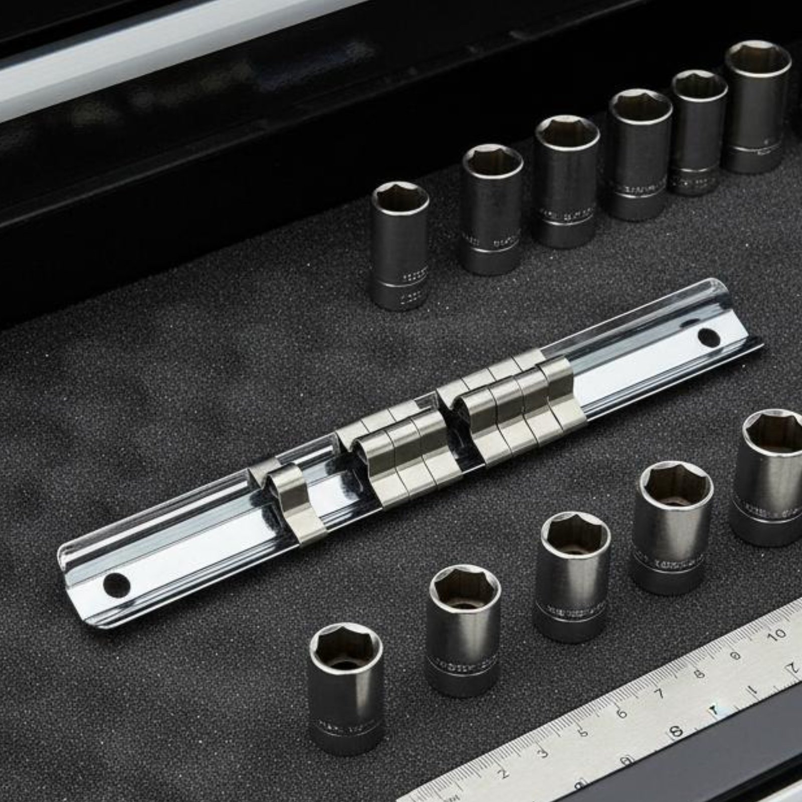 Socket Storage Rack Various-Si - Tools For Garage 评论和价格