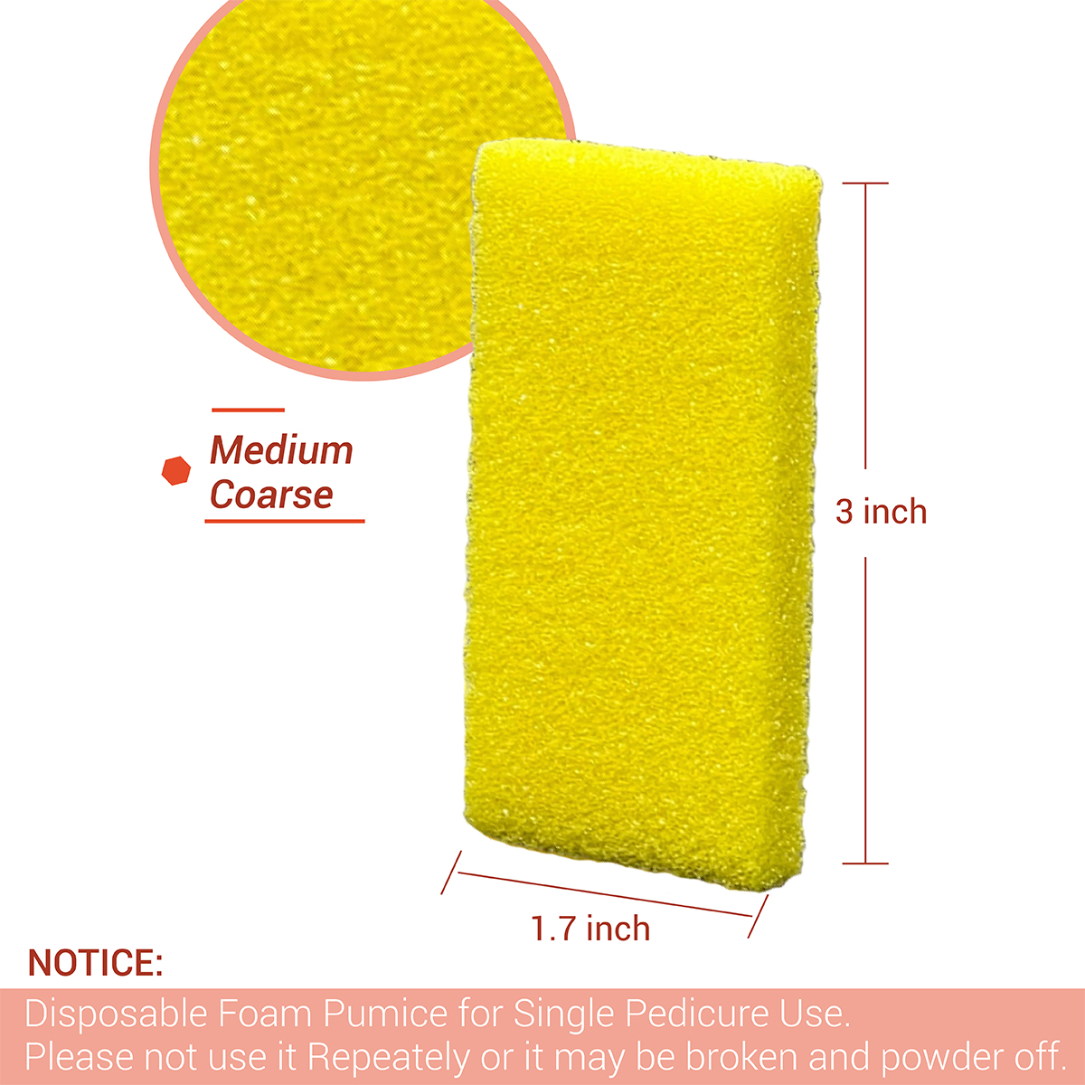 Disposable Pumice Sponge 80x40 - Tools Vn 评论和价格