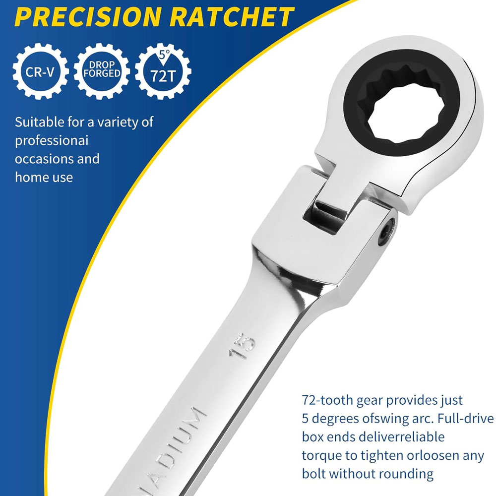 Adjustable Ratchet Wrench 6mm- - Car Workshop Tools Kit 评论和价格