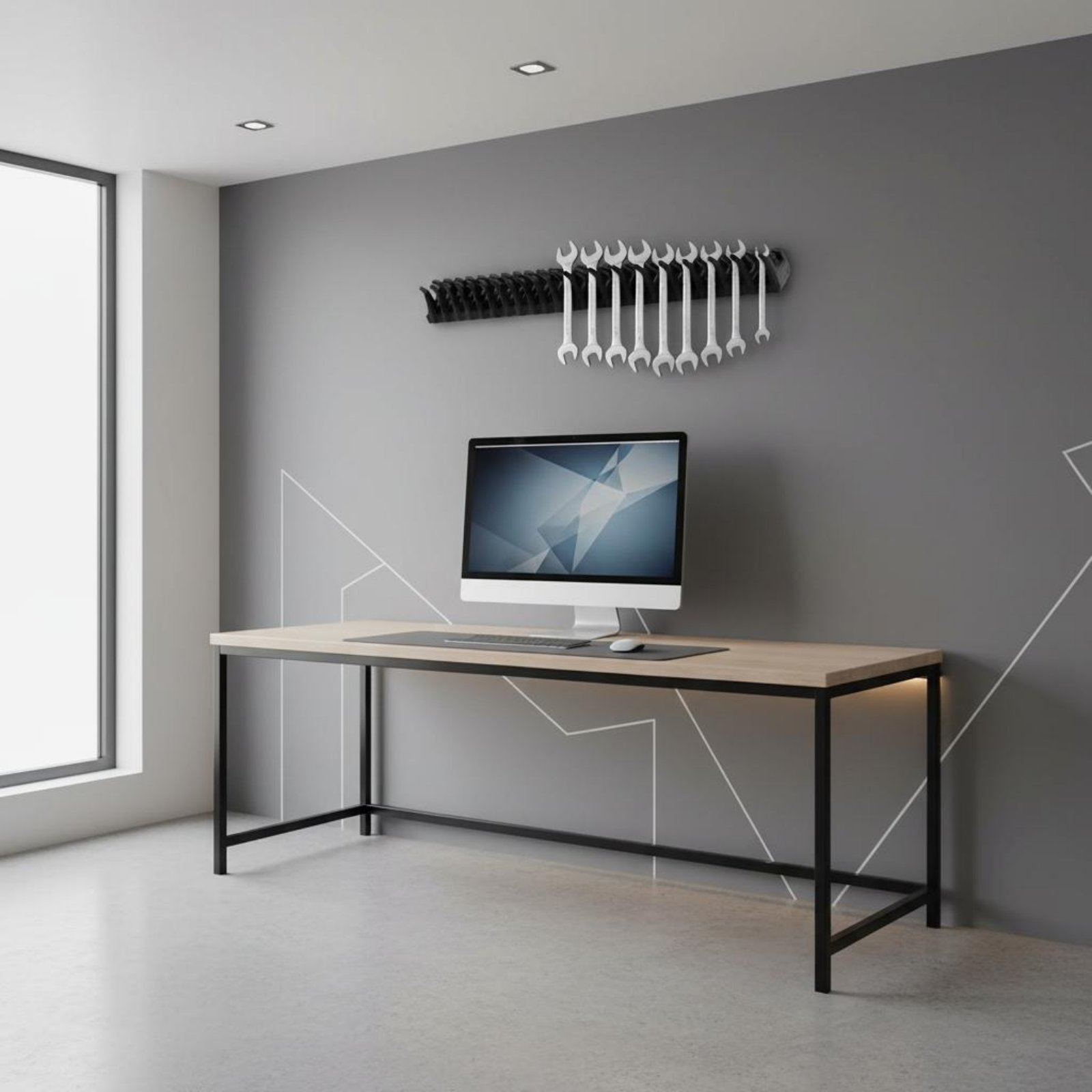 Wrench Storage Rail Includes S - Tools For Garage 评论和价格