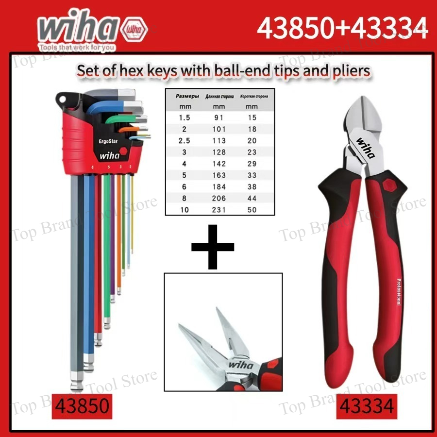 WIHA 43850 9Pcs Hex L Key Set, - Tools Vn 评论和价格