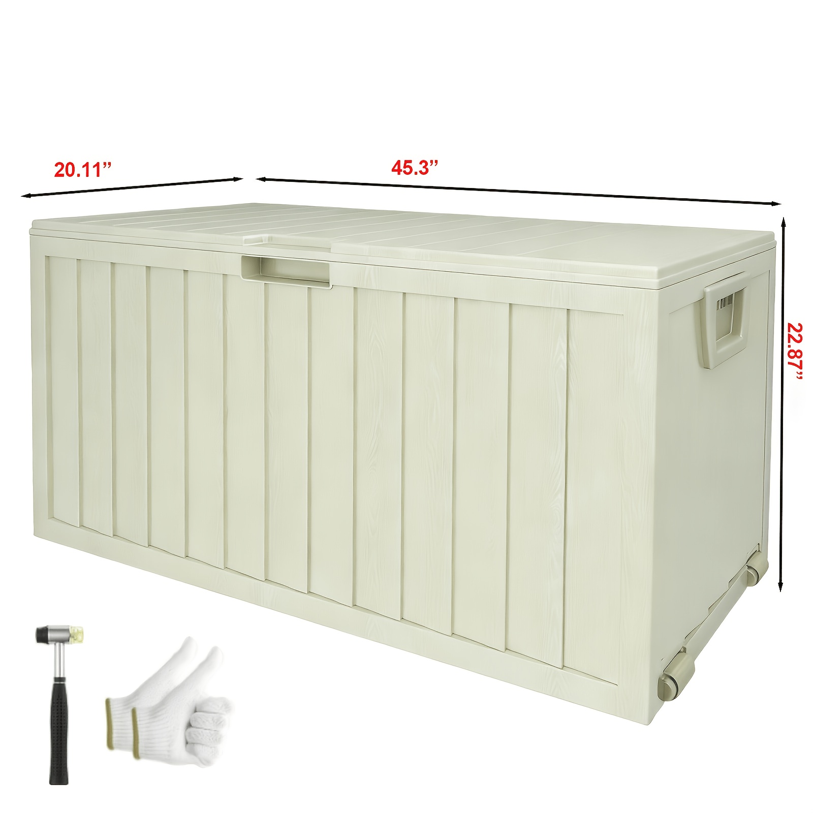75/35 Gallon Outdoor Storage B - Tools For Garage 评论和价格