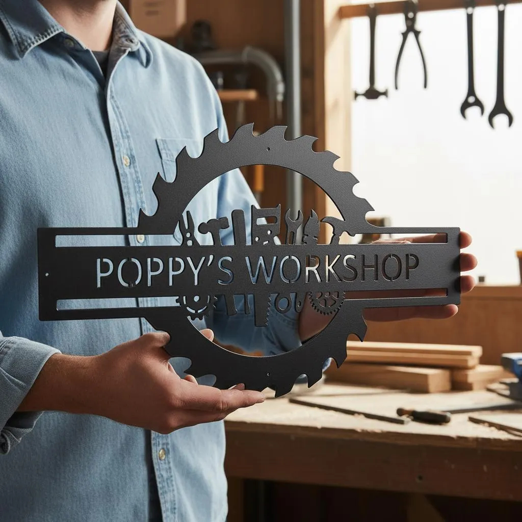 Custom Garage Name Sign,Worksh - Workshop Tools Name 评论和价格