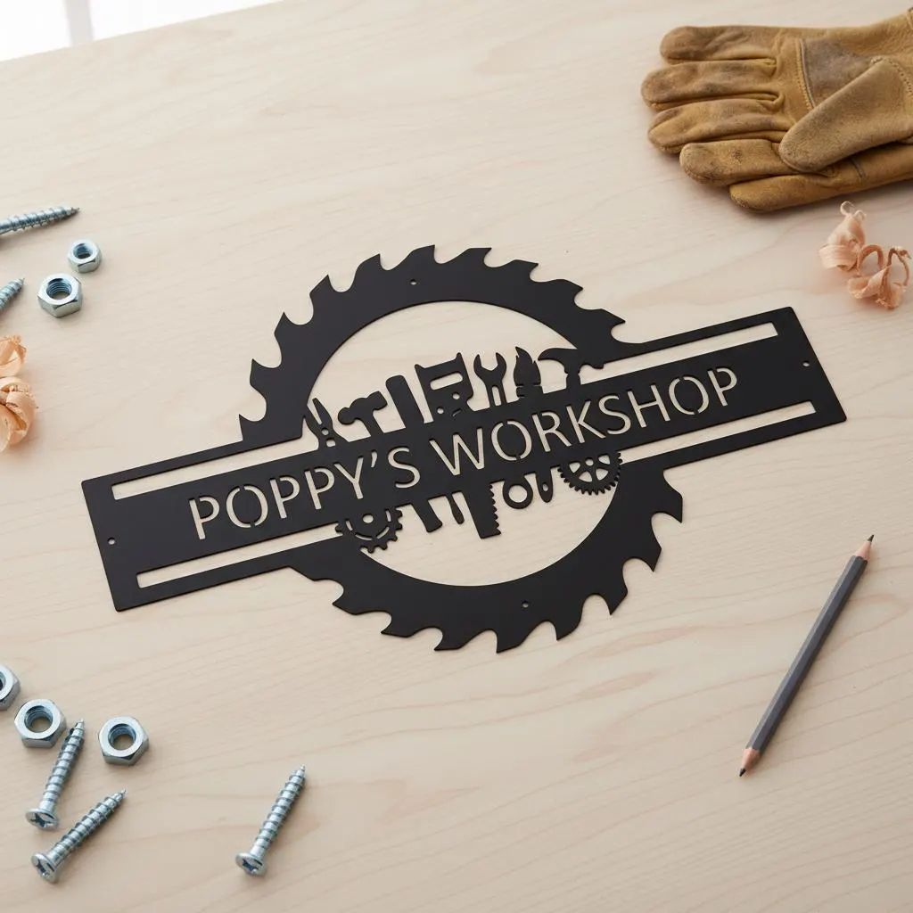 Custom Garage Name Sign,Worksh - Workshop Tools Name 评论和价格