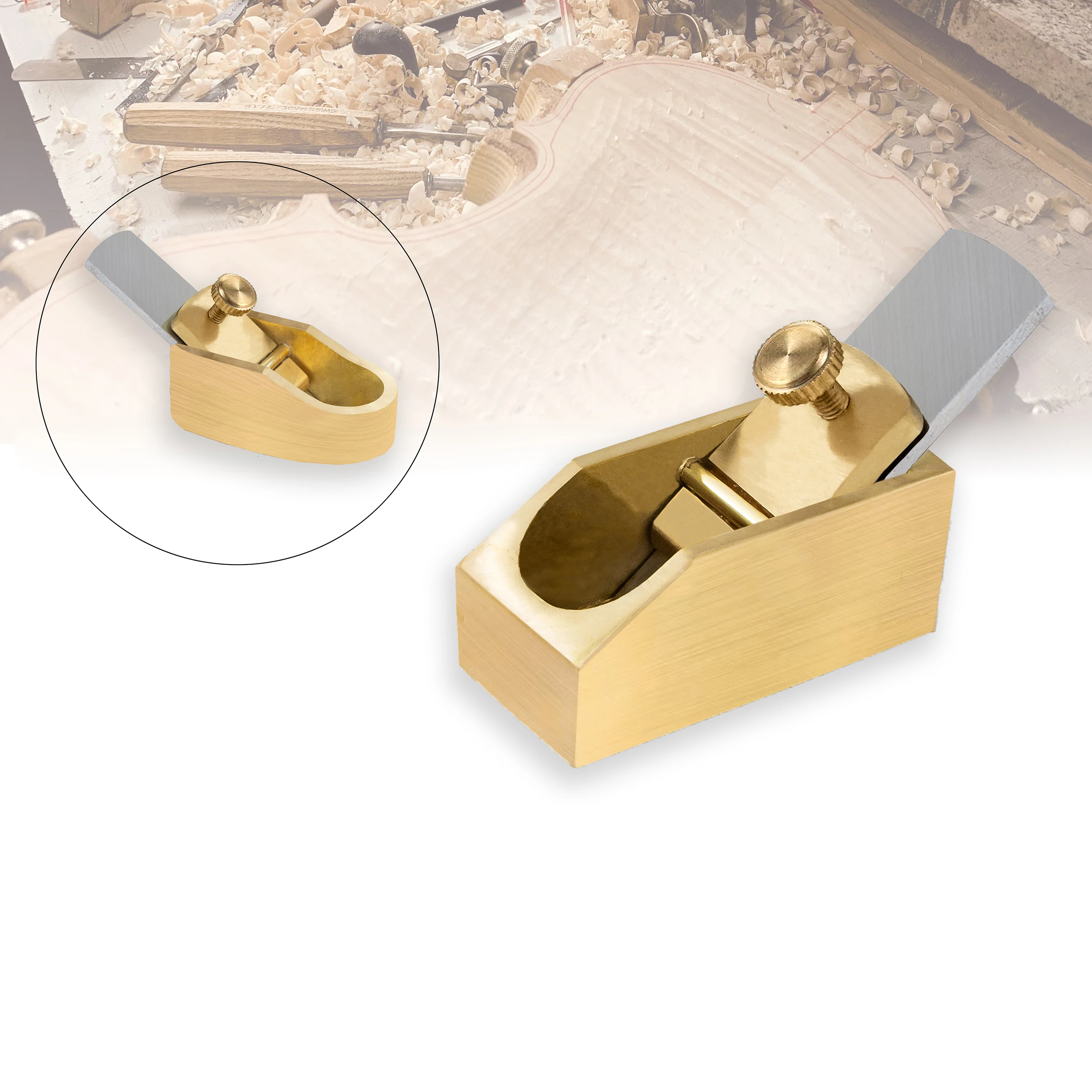 Size/Shape Optional Copper Bra - Hand Plane Block 评论和价格