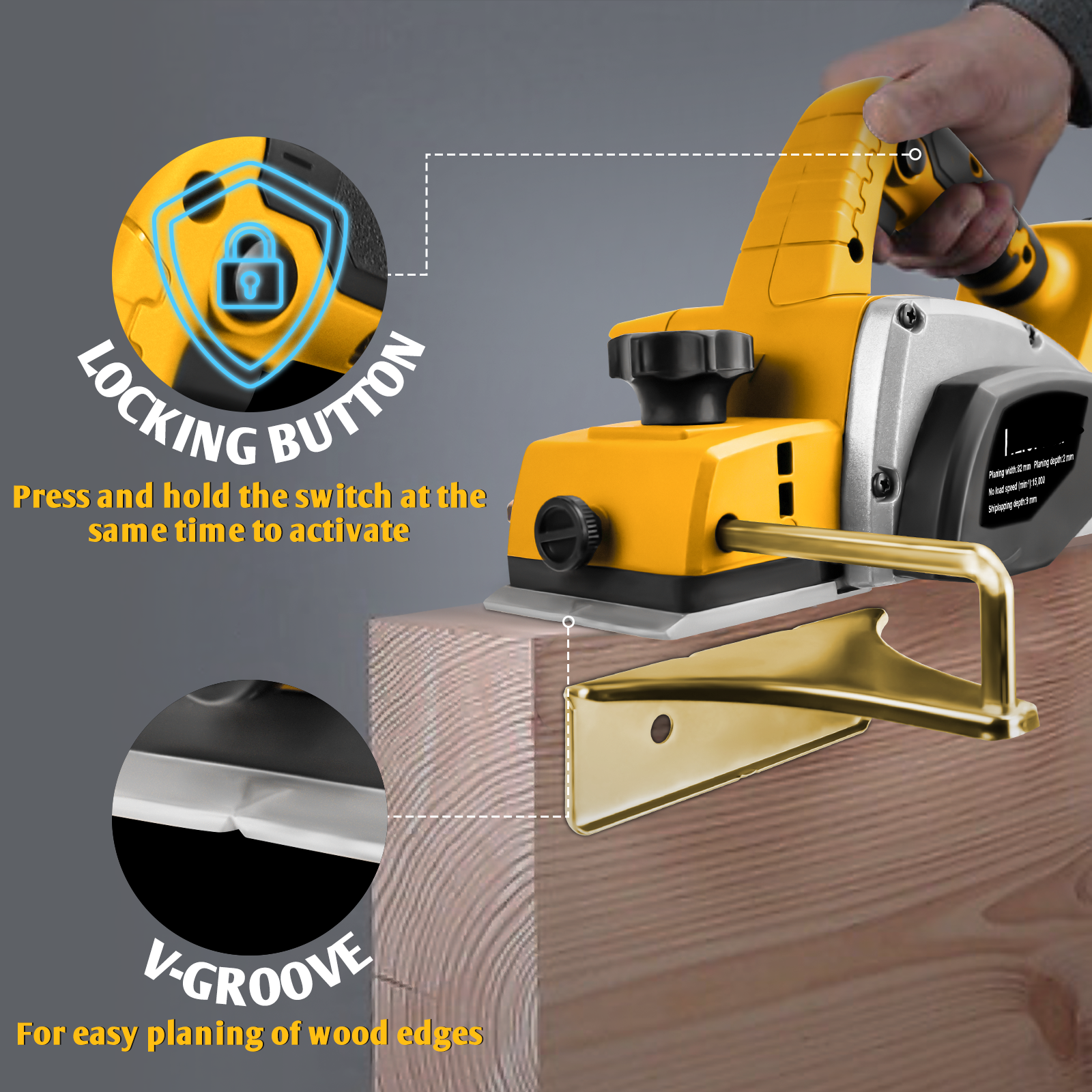 Electric Hand Planer for Dewal - Hand Plane Block 评论和价格