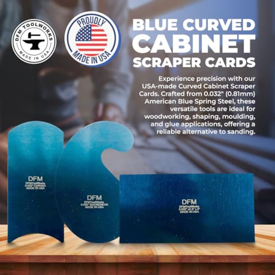 DFM Tool Works Blue Curved Cab - Card Scraper Cabinet 评论和价格